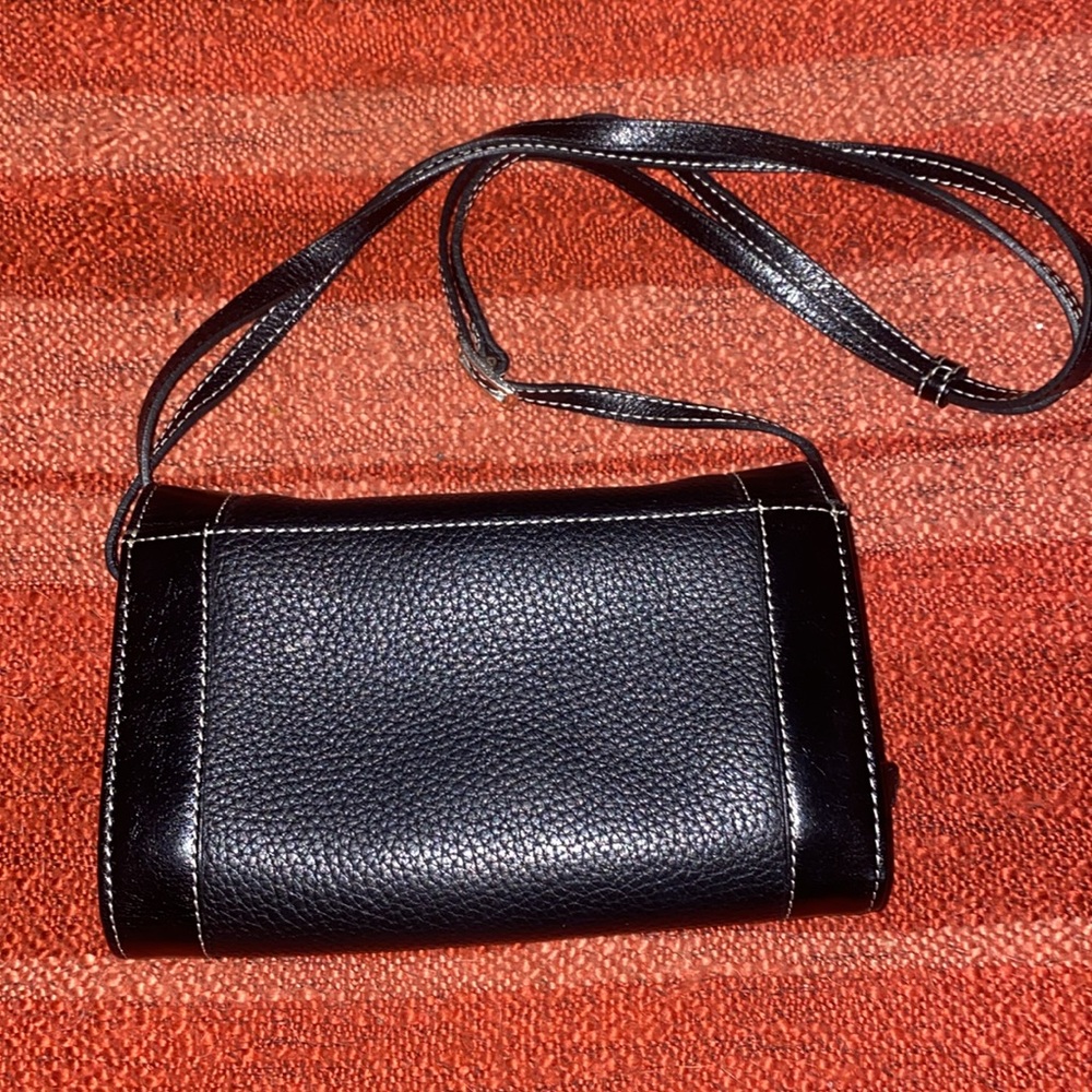Brighton Cross Body Wallet On String Strap Leather - image 3